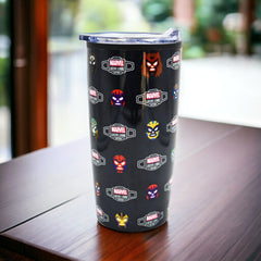 Termo de acero inoxidable negro de Marvel Lucha Libre 450ml