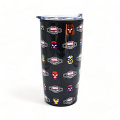 Termo de acero inoxidable negro de Marvel Lucha Libre 450ml