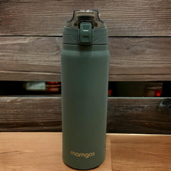 Termo Mamgos color verde de Acero inoxidable 900ml