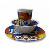 Vajilla de nickelodeon Paw Patrol 3 piezas.