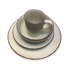 Vajilla de Porcelana color verde menta 16pzas