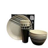 Vajilla 12 Pzas De Bambu