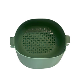 Escurridor Grande Dos Piezas Verde 35x11cm