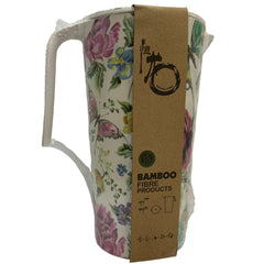 Jarra de Bambú Mariposas 17x22x13cm