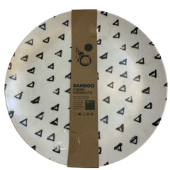 Plato Plano de Bambu 25x25x4cm