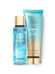 Set Victoria's Secret Crema Y Body Locion Aqua Kiss