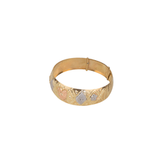Pulsera Aro Ajustable Mujer Oro Florentino 10k 11.9 Gramos
