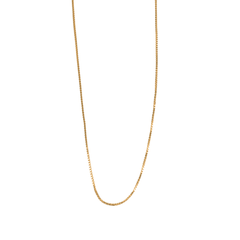 Cadena 55cm Delgada En Oro Amarillo De 10k 1.5 Gramos