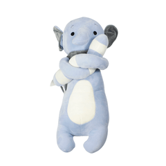 Peluche De Elefante Azul Con Blanco 56cm