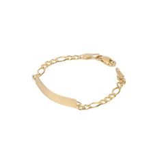 Esclava Para Niño Eslabón Oro Amarillo De 10k 3.6 Gramos