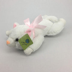 Peluche flufy acostado gato