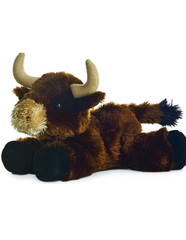 Peluche Mini Flopsies - Brown Toro 20cm
