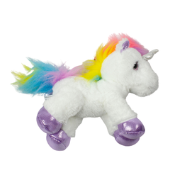 Peluche De Unicornio Aurora Flopsie Pelo De Arcoiris 25cm