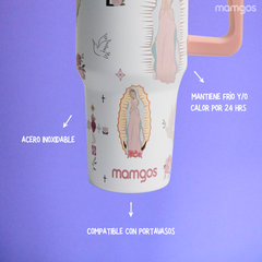 Termo Mamgos Virgen de Guadalupe Acero inoxidable 1.2 L