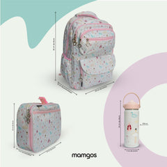 Kits de Mochilas Escolares Ballet Mamgos para Niñas 3 Piezas