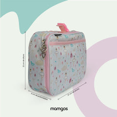Lonchera escolar Ballet Mamgos para Niñas color rosa 1 pieza