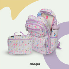 Kits de Mochilas Escolares Gimnasia Mamgos niñas 3 Piezas