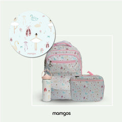 Kits de Mochilas Escolares Ballet Mamgos para Niñas 3 Piezas