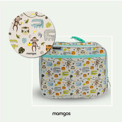 Lonchera Escolar Selva Mamgos para Niños color verde 1 pieza