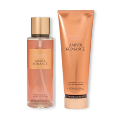 Set Victoria's Secret Crema Y Body Locion Amber Romance