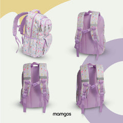 Mochila Escolar Gimnasia Mamgos para Niñas lila 1 pieza