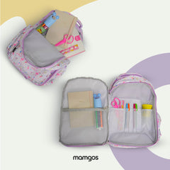 Mochila Escolar Gimnasia Mamgos para Niñas lila 1 pieza