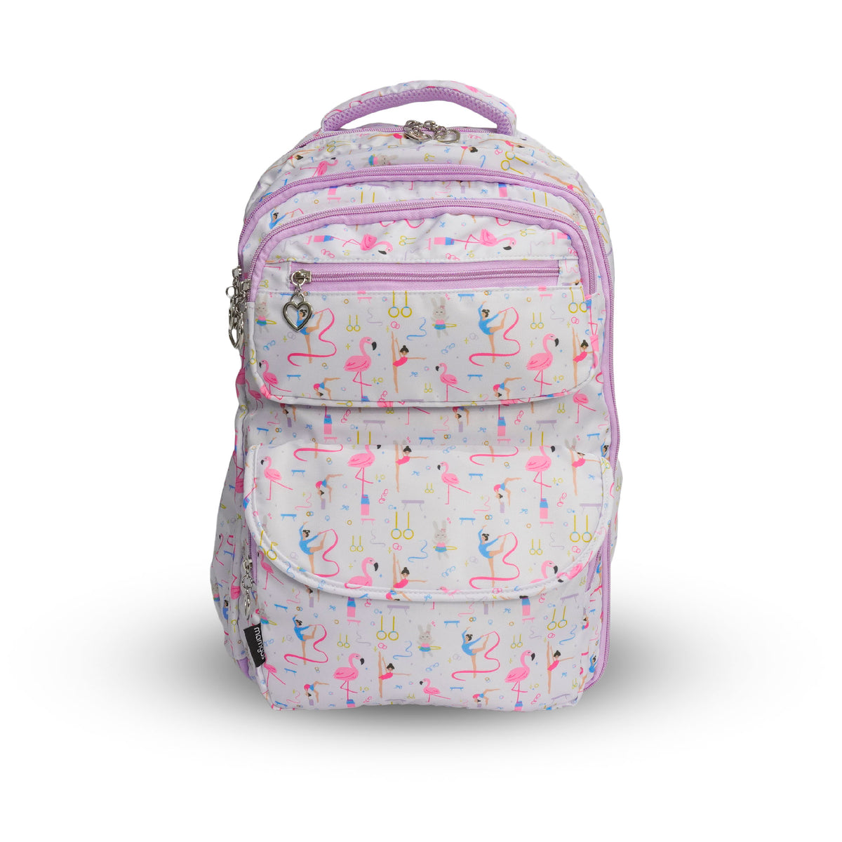 Mochila Escolar Gimnasia Mamgos para Niñas lila 1 pieza