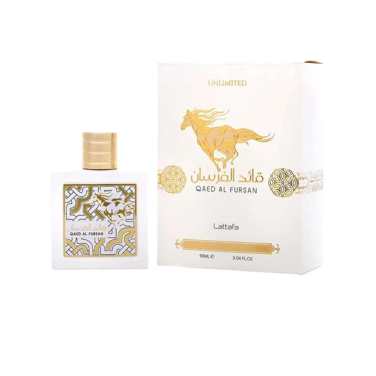 Perfume Unisex Lattafa Qaed Al Fursan Unlimited EDP 90ml