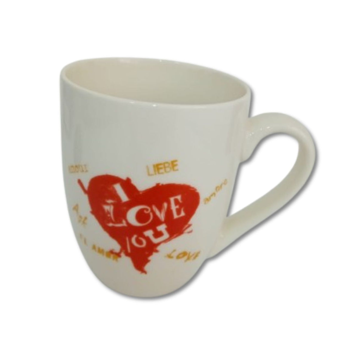 Taza con ilustración de un corazón de Porcelana 1 pieza