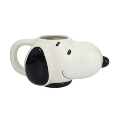 Taza 3D Snoopy Peanuts de cerámica blanca 591 ml