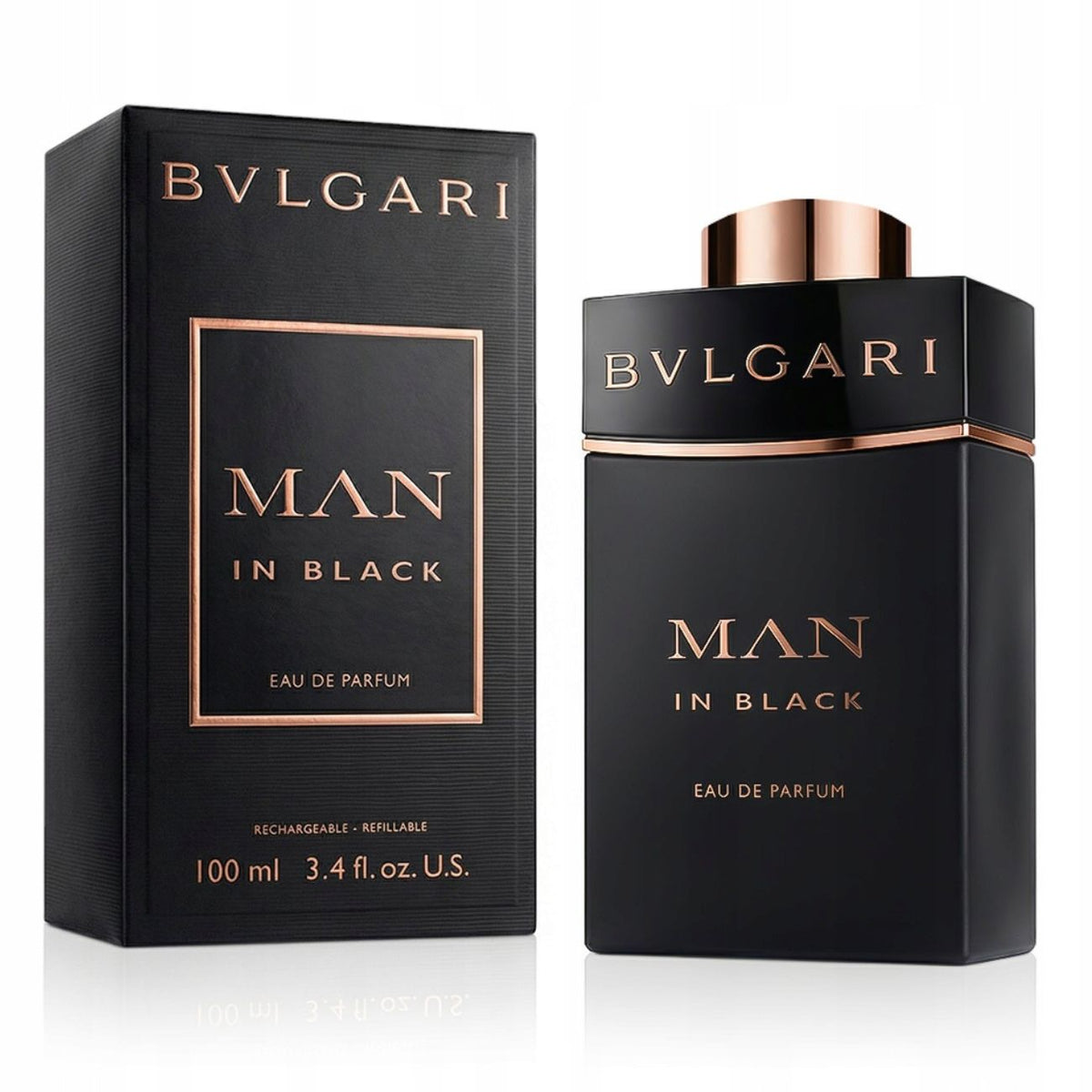 Perfume BVLGARI Man In Black Eau de Parfum 100 ml Refillable