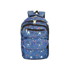 Mochila Escolar Futbol Mamgos para Niños color azul 1 pieza