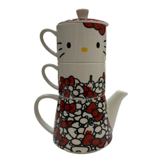 Taza y tetera de Hello Kitty cerámica 80 ml