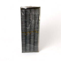 Set de manteles color gris 4 piezas