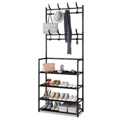 Mueble organizador de zapatos de Metal color Negro