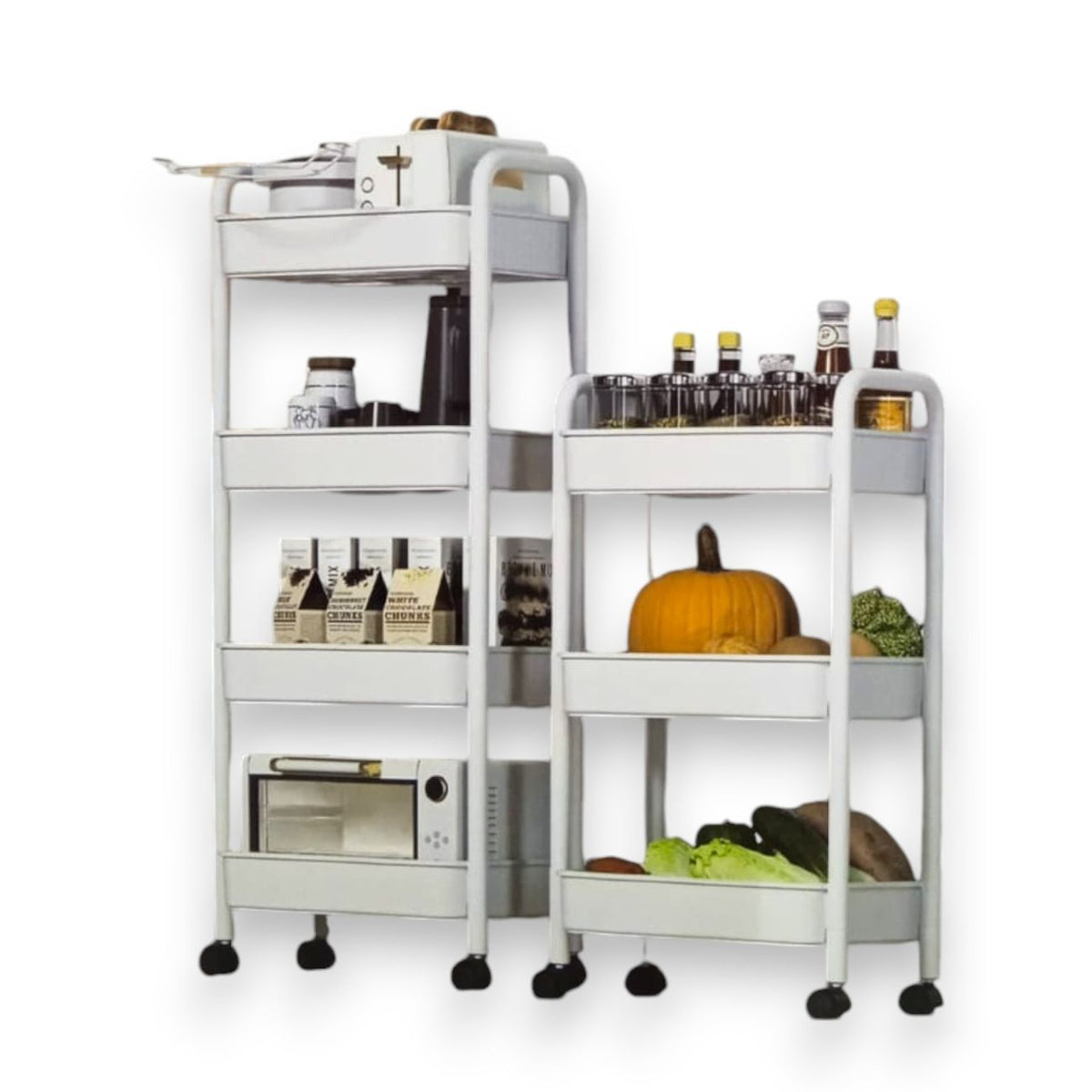 Carro de almacenamiento de plástico 1 pieza 121 x 43 x 30