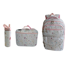 Kits de Mochilas Escolares Ballet Mamgos para Niñas 3 Piezas