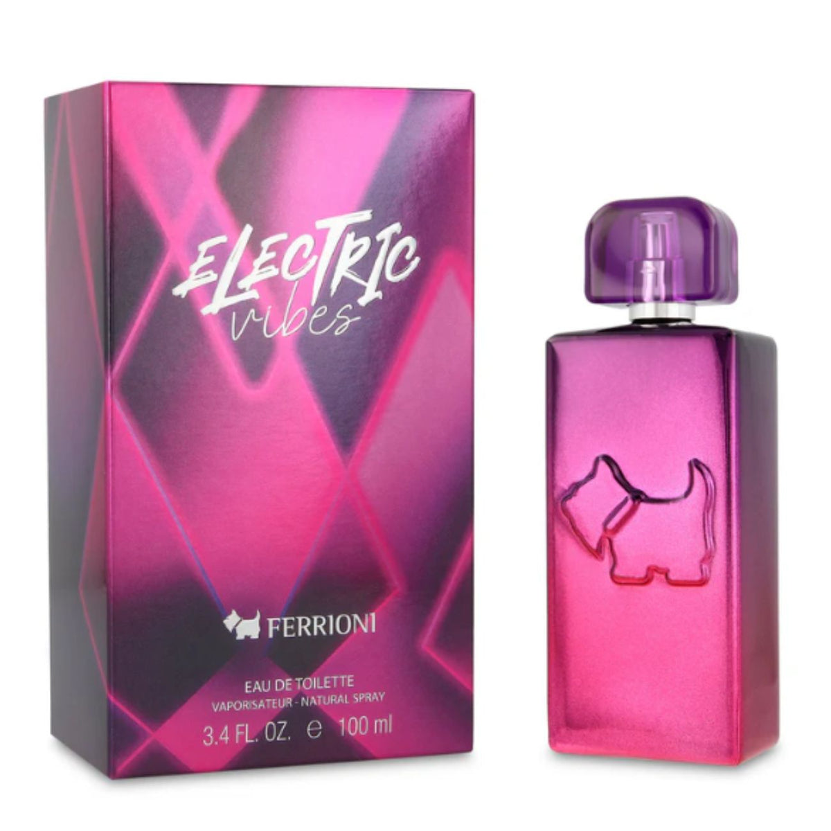 Perfume de mujer Ferrioni Electric Vibes EdT 100 ml