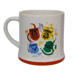 Taza Harry Potter Hogwarts Cerámica color blanca 500ml