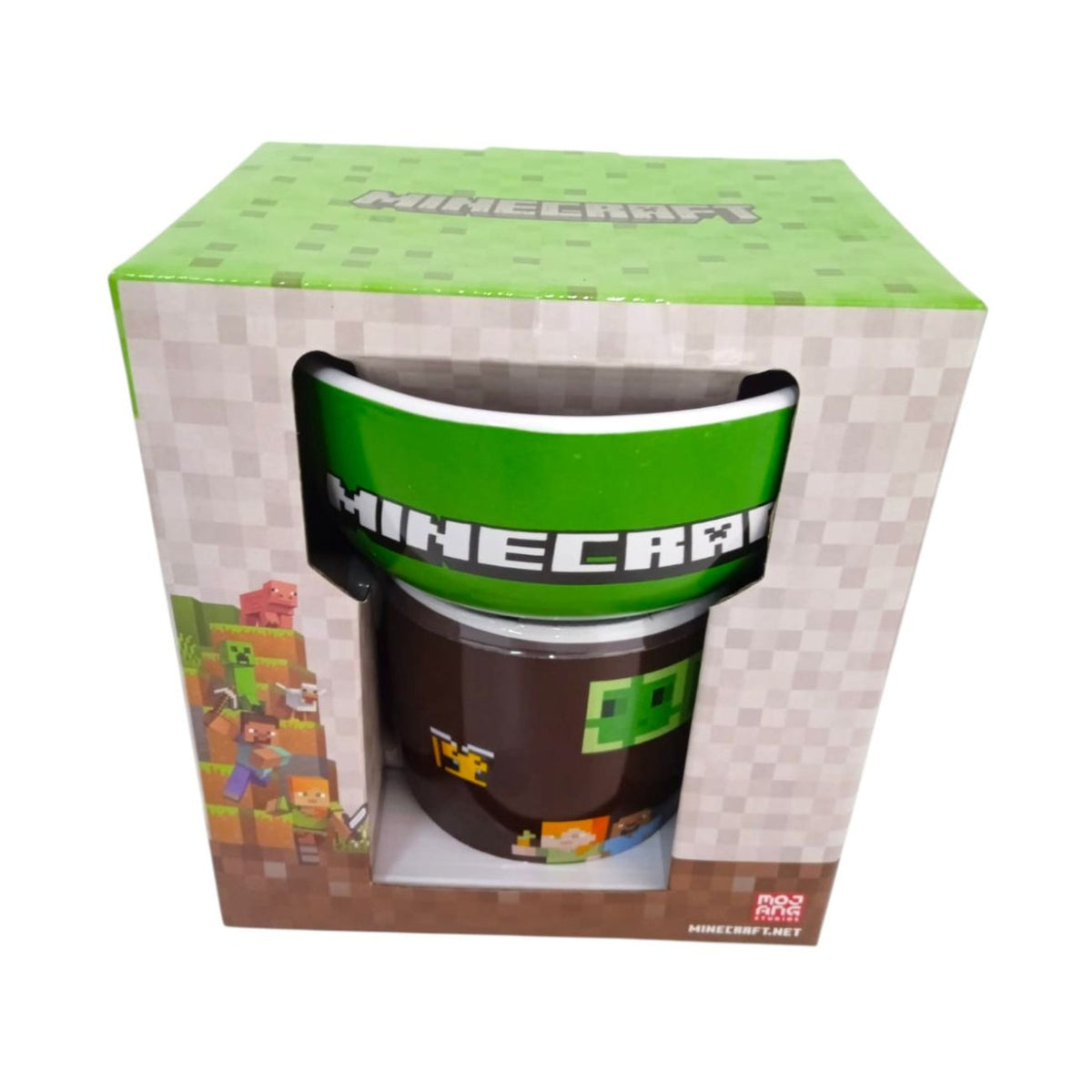 Taza y tazón Minecraft de cerámica multicolor 400 ml 550 ml