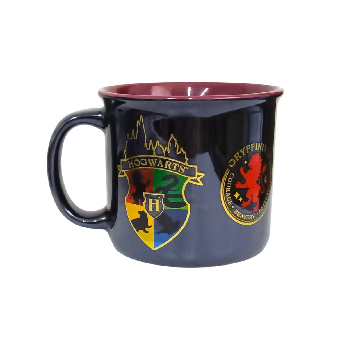 Taza Hogwarts Harry Potter metálica Cerámica 430 ml