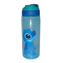 Botella con popote Stitch Plástico 739 ml