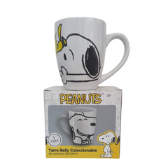 Taza Snoopy Peanuts Cerámica color blanca 500 ml