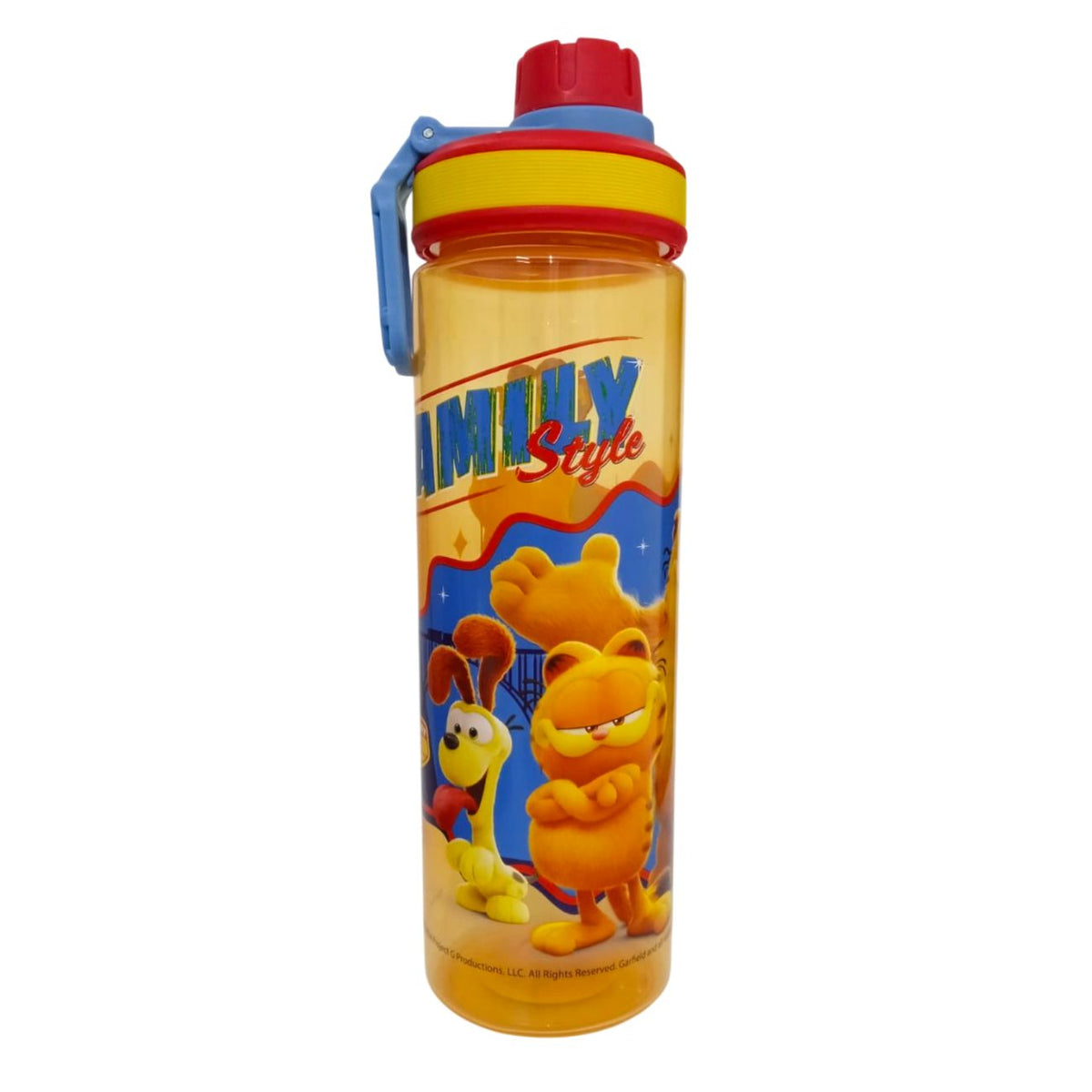 Botella Garfield y Odie para Niños Plástico con asa 600 ml
