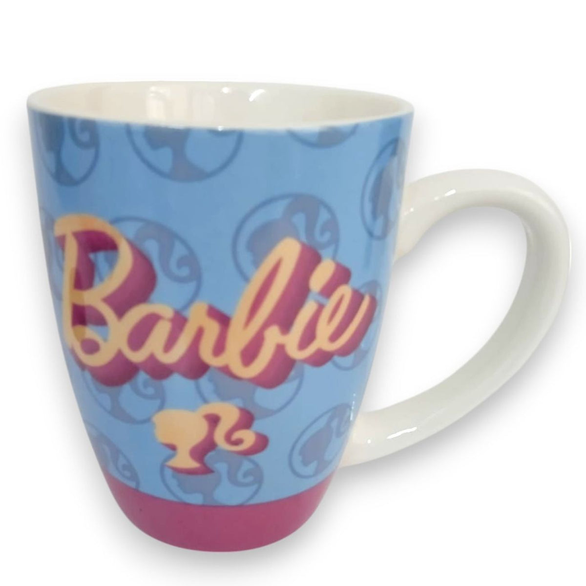 Taza Barbie color azul de Porcelana 1 pieza 500 ml