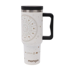 Termo con popote Mamgos Zodiaco Acero Inoxidable 1.2 L