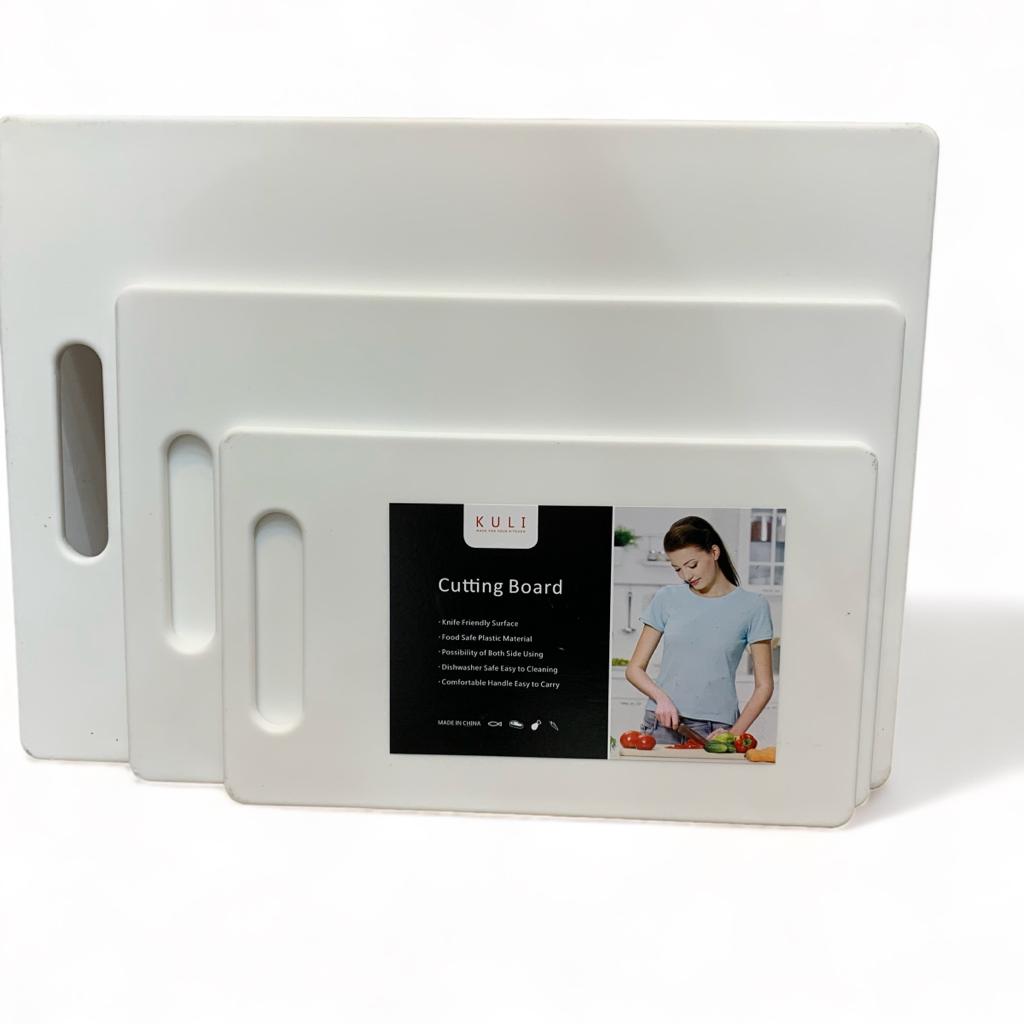 Tablas de cortar Queen Sense Blanco Juego 3pzas