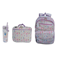 Kits de Mochilas Escolares Gimnasia Mamgos niñas 3 Piezas
