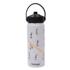 Termo con popote Mamgos Maratón Acero inoxidable 530 ml