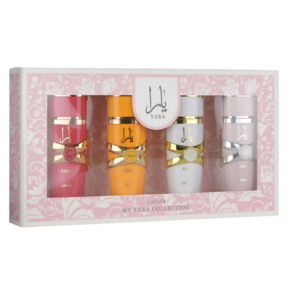 Mini Set Lattafa Yara Mujer Eau de Parfum 4 piezas x 25ml